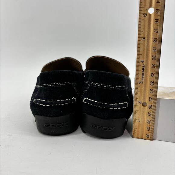 Geox Respira Mens US 10 EU 43 Navy-Black Driving Shoes Loafers Suede Leather main image 7